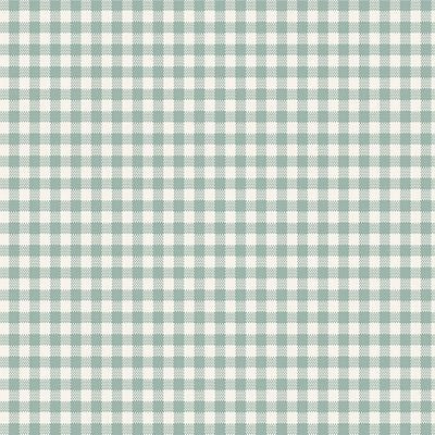TIL150017 Tilda Wideback Woven Gingham Duckegg Cotton Fabric