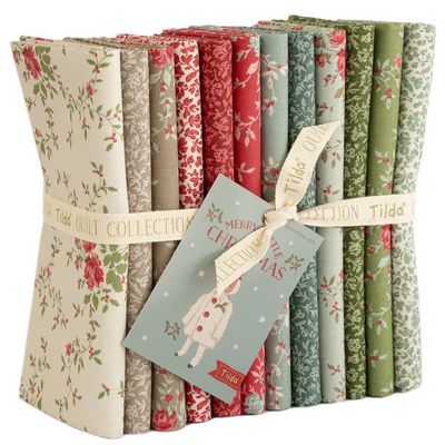 Tilda Merry Little Christmas FQ Bundle 12pc Blenders Eve & Noel ~PRE-ORDER~