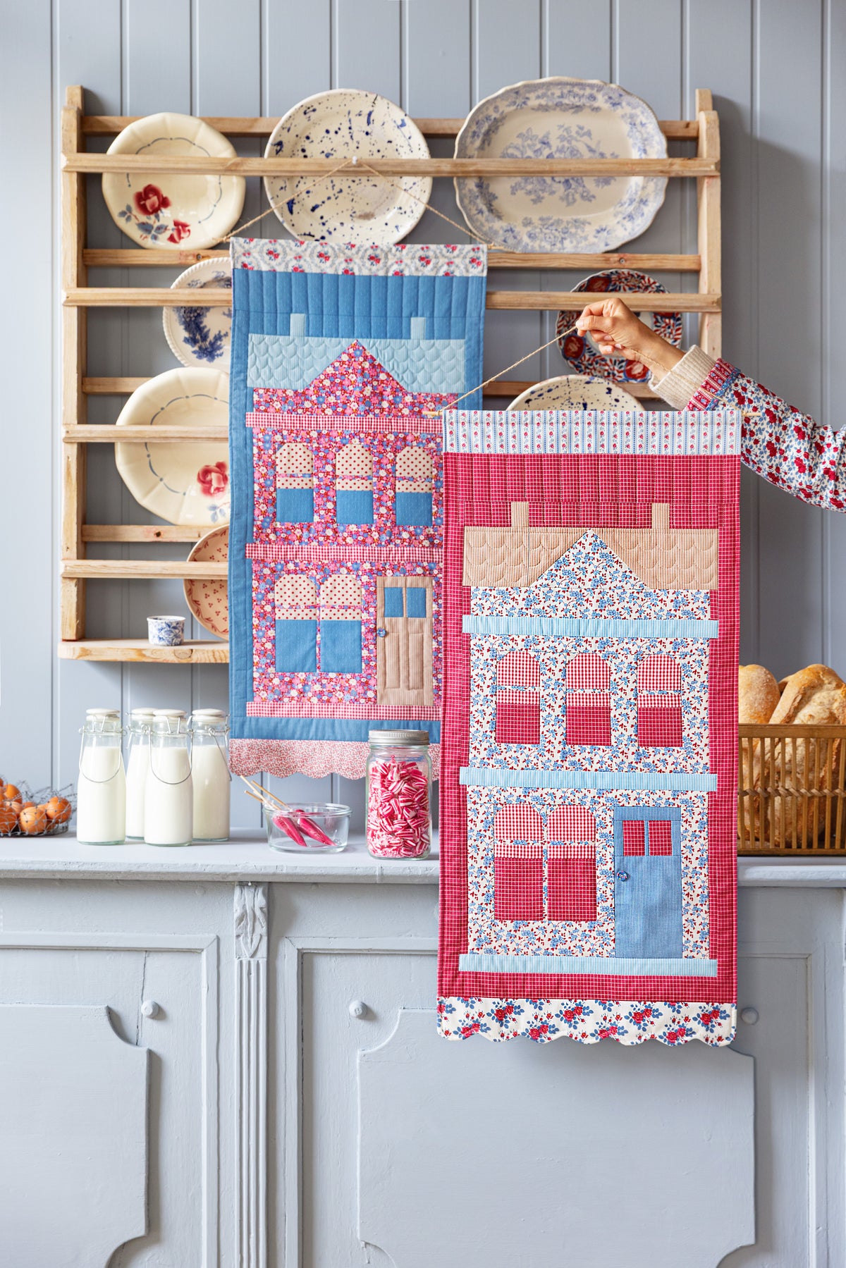 TIL300278 Tilda Village Life Blenders Fat Quarter Bundle 14 Fabrics Cotton Fabric