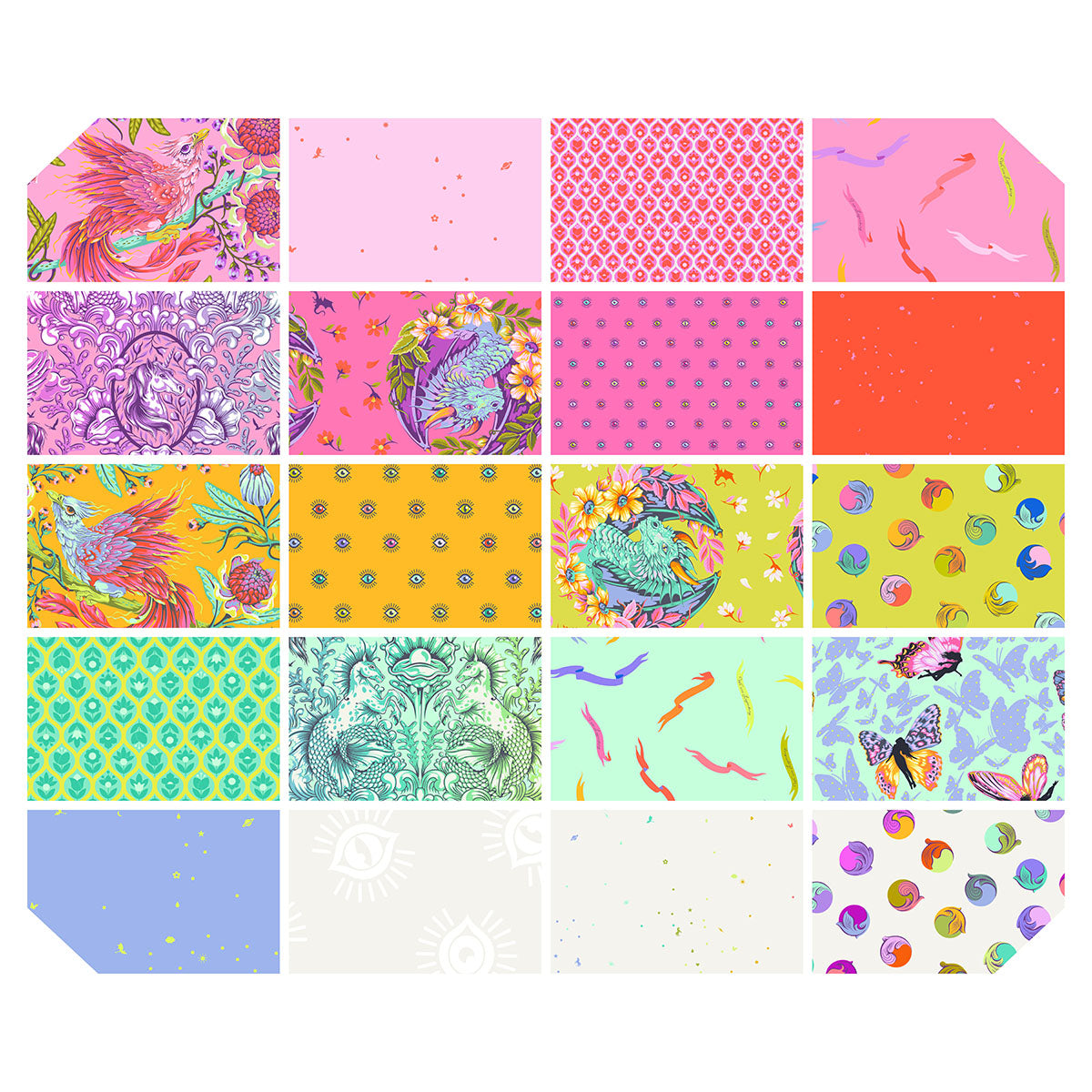 FB4FQTP.LEGENDARY Tula Pink Legendary Fat Quarter Bundle Free Spirit