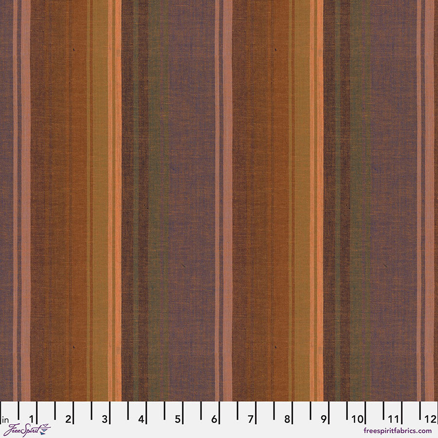 Shot Cotton Exotic Stripe DESERT Kaffe Fassett Collective Sold by the Half Yard