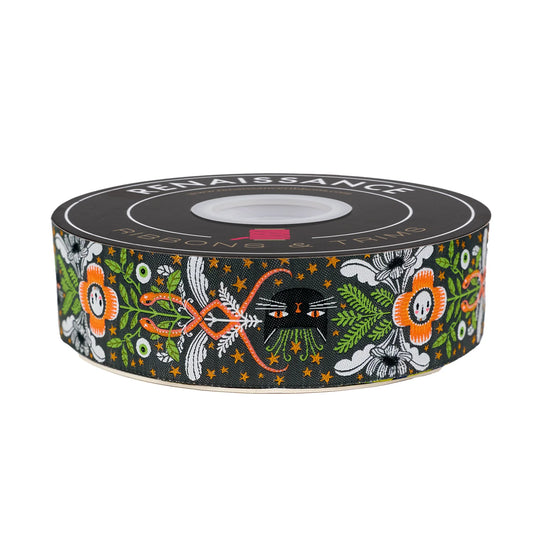 HALLOWEENY 1.5" WIDTH - BY CORI DANTINI Ribbon by the yard Renaissance Ribbons