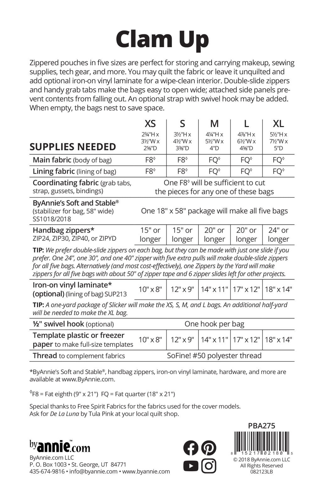 Clamp Up Bag Sewing Pattern By Annie