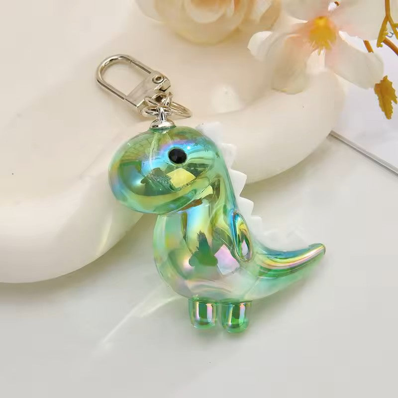 Cute Acrylic Dinosaur Keychain With Sturdy Buckle Bag and Purse Charm