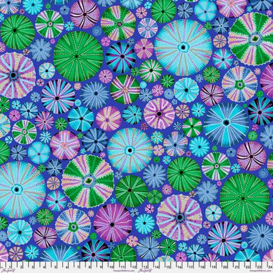 Urchin BLUE Kaffe Fassett Collective Sold by the Half Yard