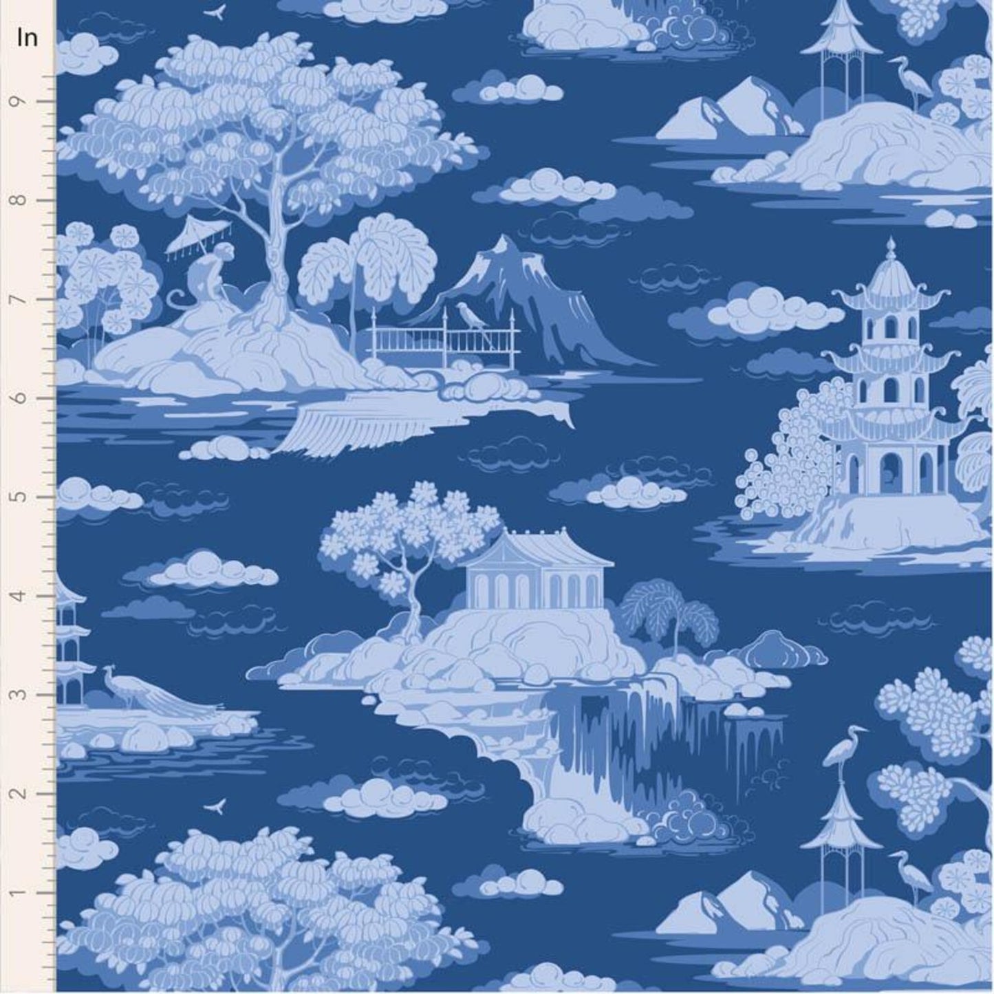 Cottonview Night TIL100680 - Something Blue Collection - Tilda Fabrics