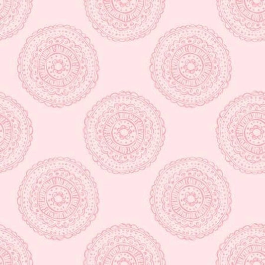 3WISHES MOMMY AND ME MEDALLION FLANNEL 16532 PINK