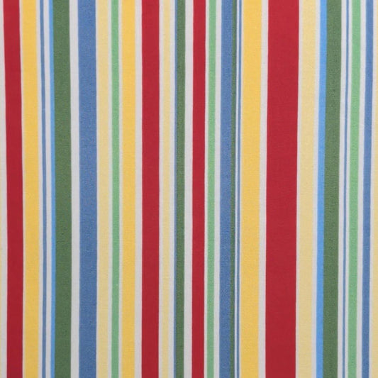 Michael Miller Fabrics C1684-2806 Cha Cha Stripe - Yellow, Red, Blue, Green, White Stripe Fabric