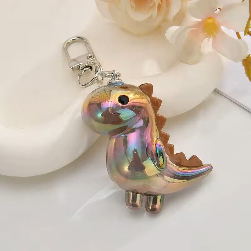 Cute Acrylic Dinosaur Keychain With Sturdy Buckle Bag and Purse Charm