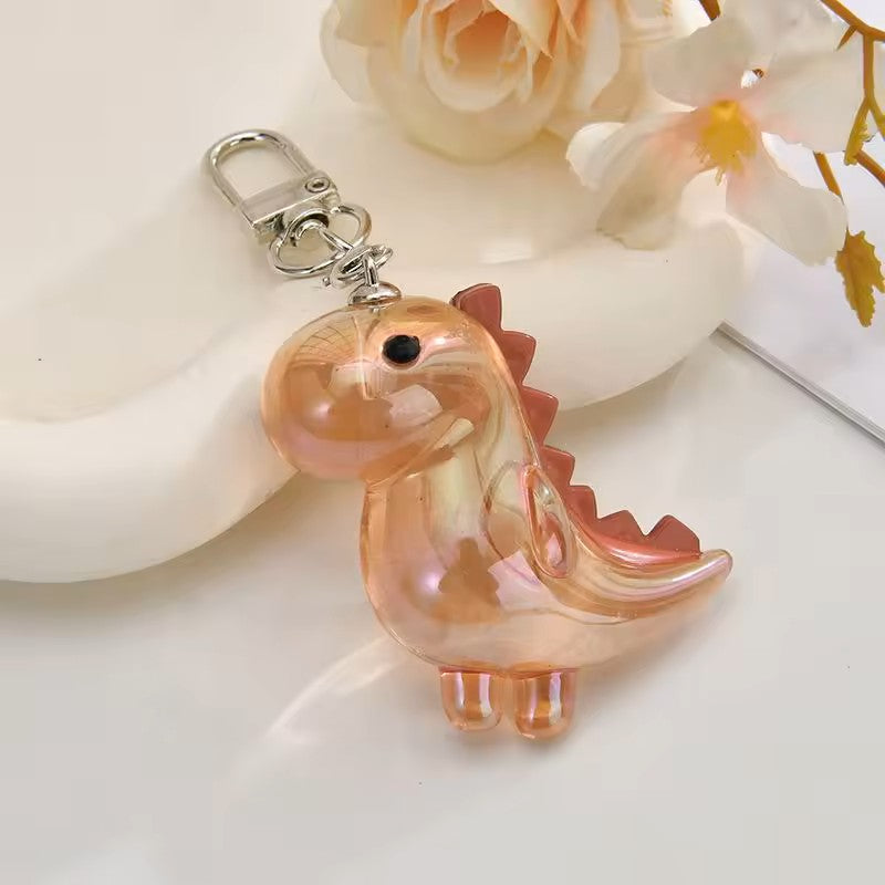 Cute Acrylic Dinosaur Keychain With Sturdy Buckle Bag and Purse Charm