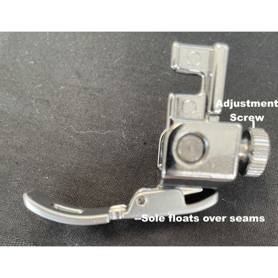 SA227 - Adjustable Zipper/Piping Foot for High Shank (Brother)