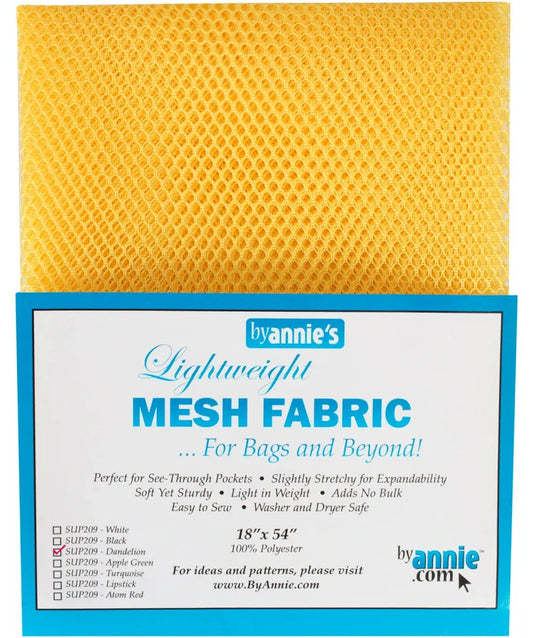 Lightweight Mesh DANDELION 1/2 Yard Package By Annie for Bag Making