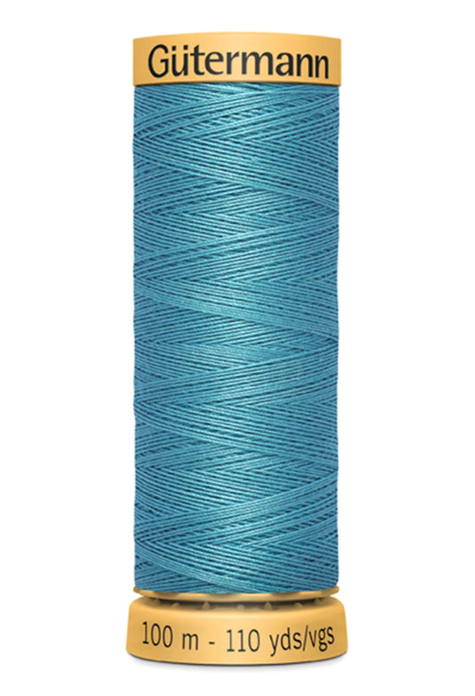 7534 Teal Blue - Gutermann Natural Cotton Thread