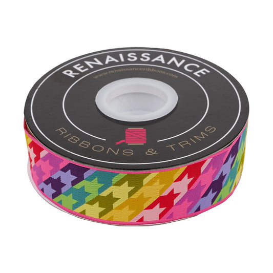 Sweet Tooth in Cosmic - 1-1/2" WIDTH - BY TULA PINK Ribbon by the yard Renaissance Ribbons