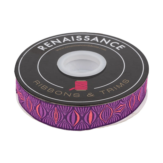LIGHT THE WAY NOVA - 5/8" width- TULA PINK UNTAMED Ribbon by the yard Renaissance Ribbons