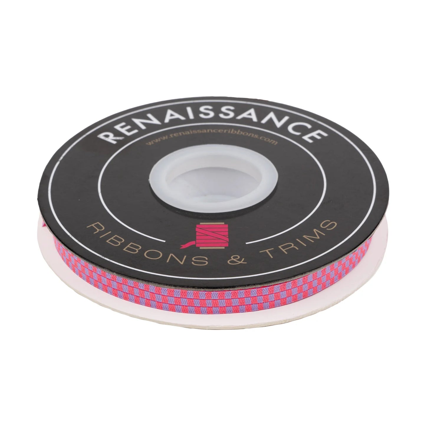 CHECK PLEASE IN NOVA - 1/4" WIDTH - TULA PINK UNTAMED Ribbon by the yard Renaissance Ribbons