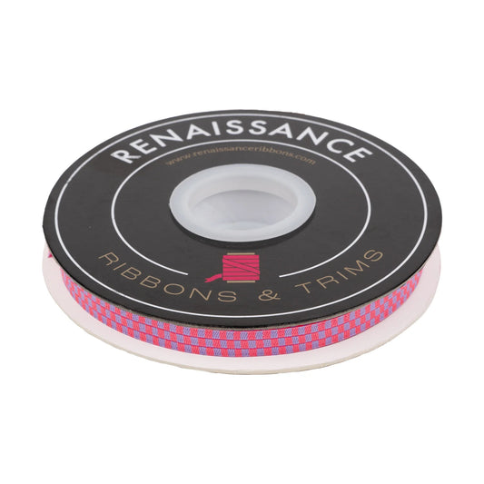 CHECK PLEASE IN NOVA - 1/4" WIDTH - TULA PINK UNTAMED Ribbon by the yard Renaissance Ribbons