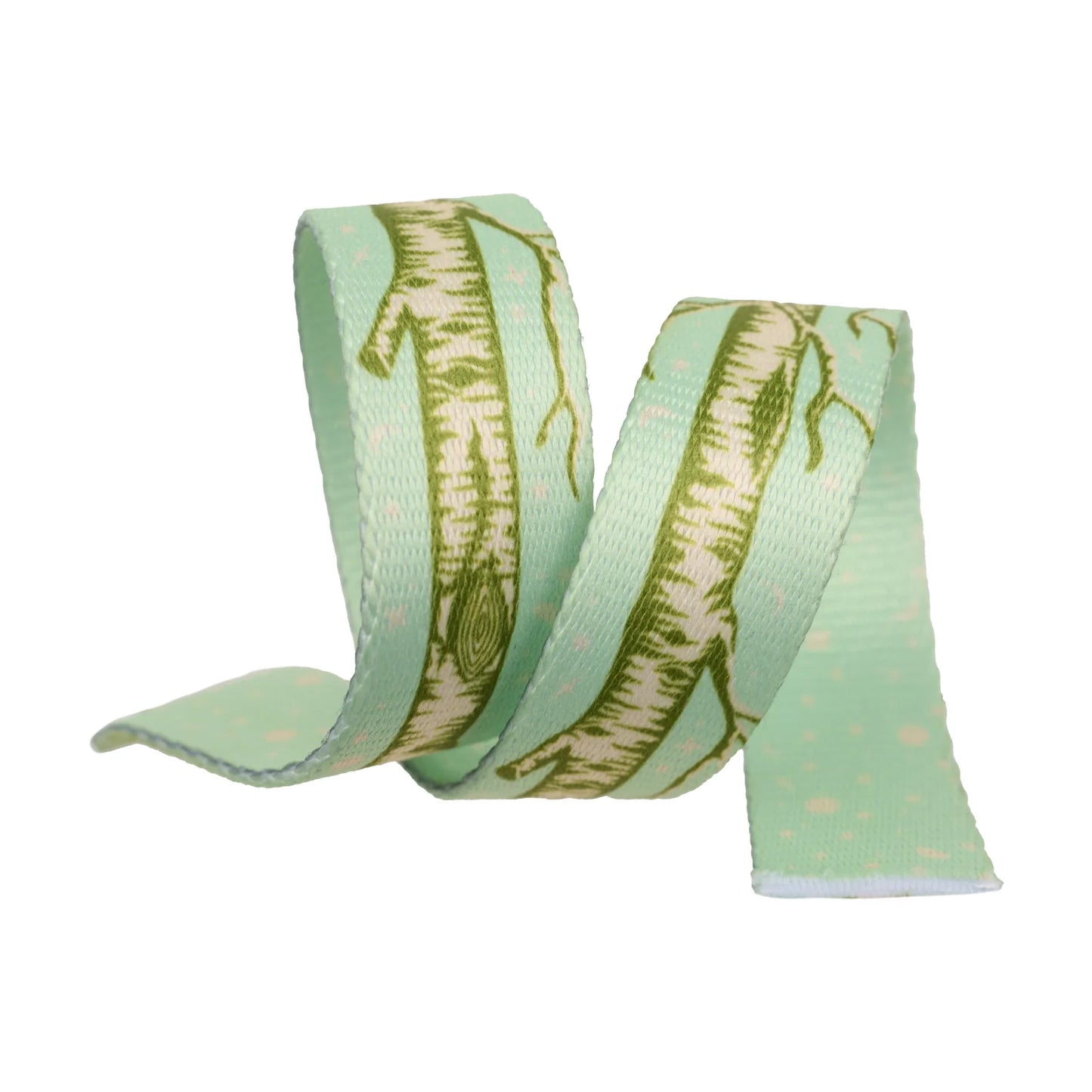 FULL MOON FOREST II - LITTLE TREE WEBBING IN ENCHANTED - 1" WIDTH - BY TULA PINK Ribbon by the yard Renaissance Ribbons (Copy)