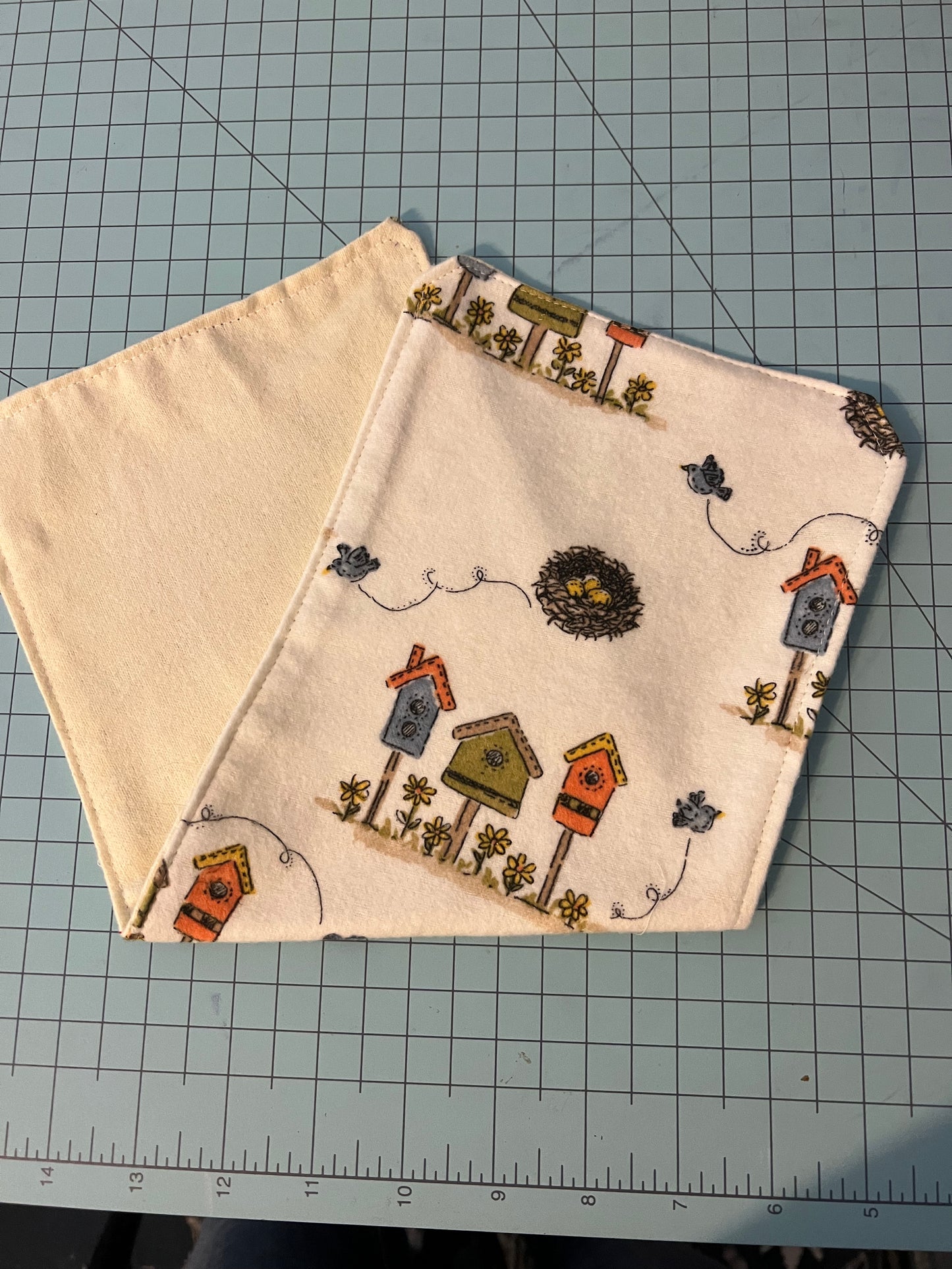 Burpcloth Set BIRD HOUSE