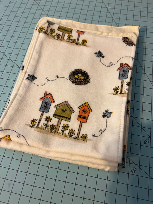 Burpcloth Set BIRD HOUSE