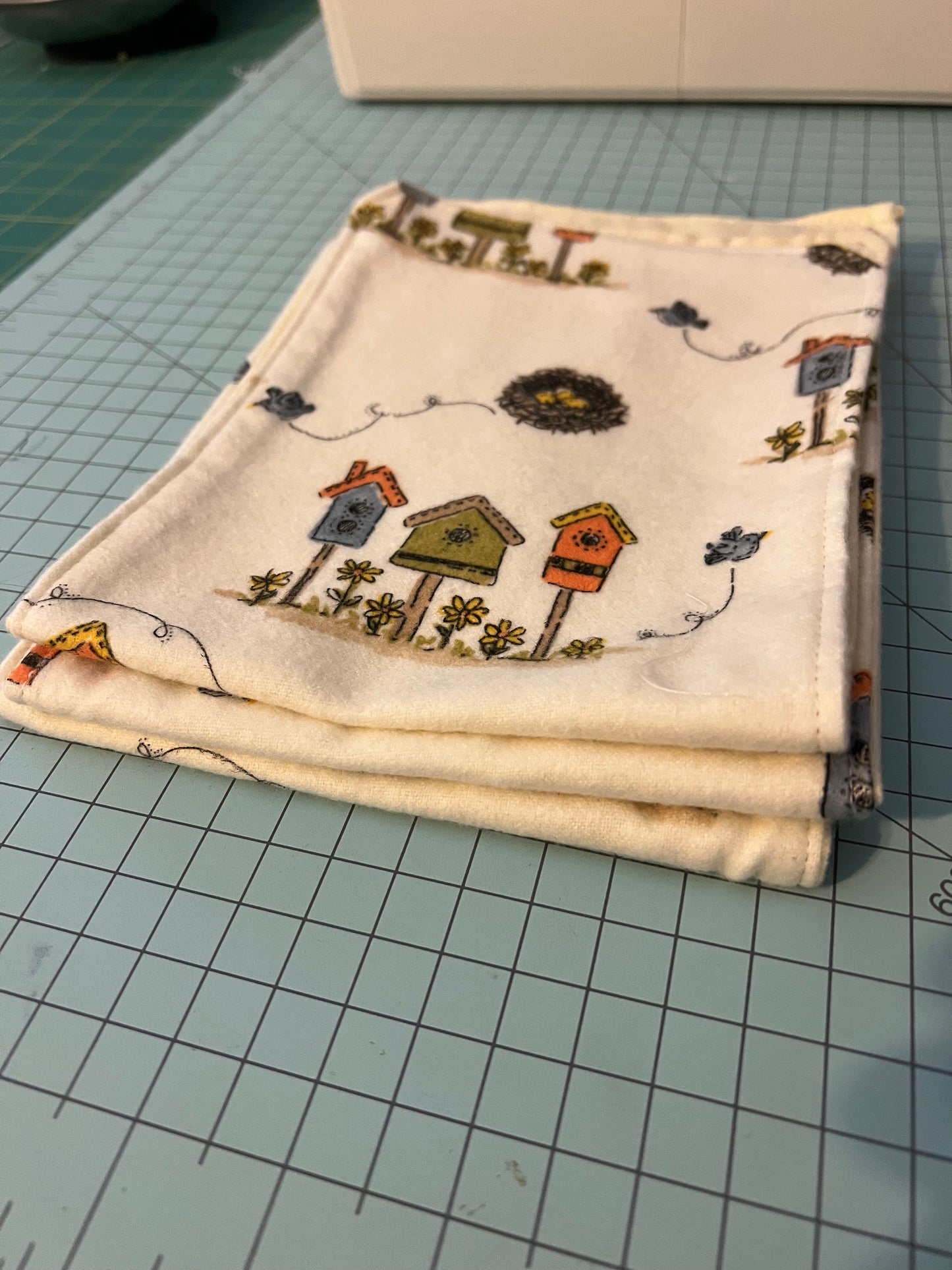 Burpcloth Set BIRD HOUSE